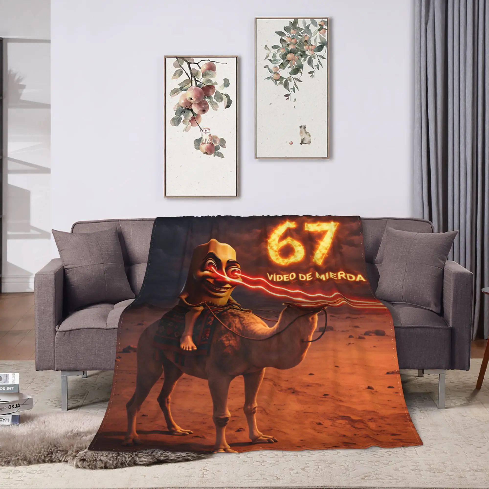 Tung Tung Sahur Italian 67 Blankets Winter  Super Soft Bedding Throws For Adults Girls Living Room Flannel Bedspread Bed Cover