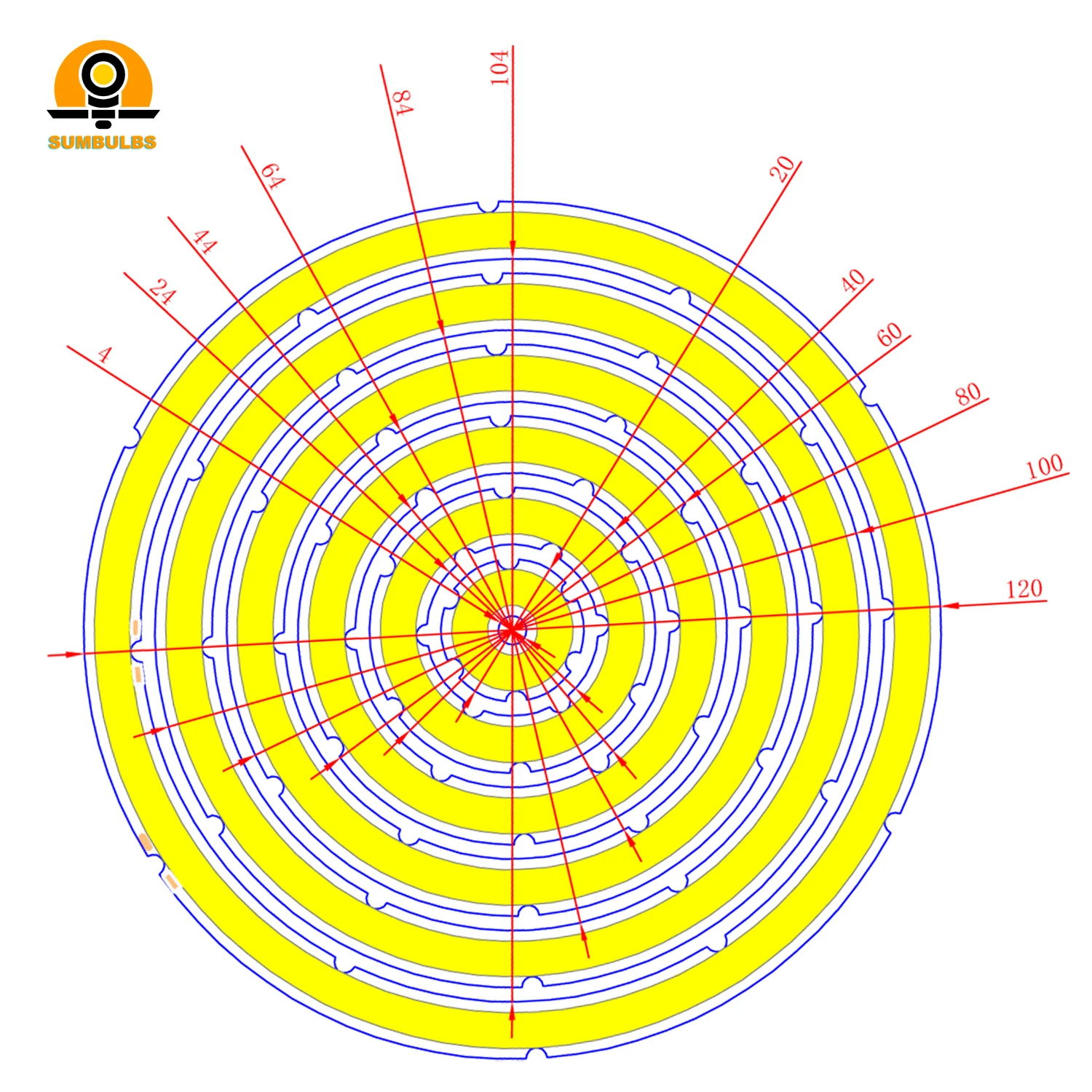 2W-12W Angel Eyes COB Light Source Annual Shape 12V DC 20mm-120mm Ring LED Chip Cold Warm White Light Source for DIY Car Bulb