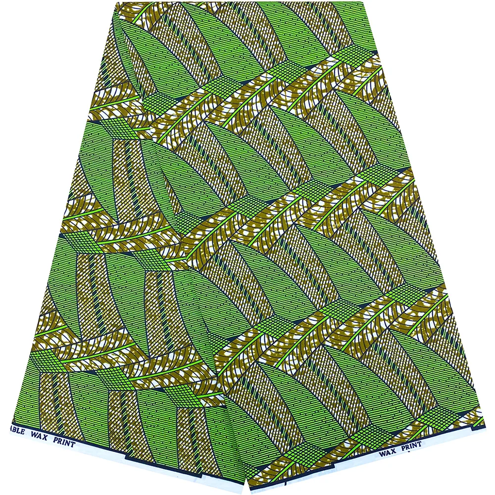 

Элегантная ткань Анкара для скатерти с двусторонней печатью и разнообразными геометрическими узорами