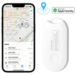 Key Finder Luggage Tracker Locator Compatible with iOS Find My Smart Tag Bluetooth Tracker for Wallet Suitcase Mini GPS Tracker