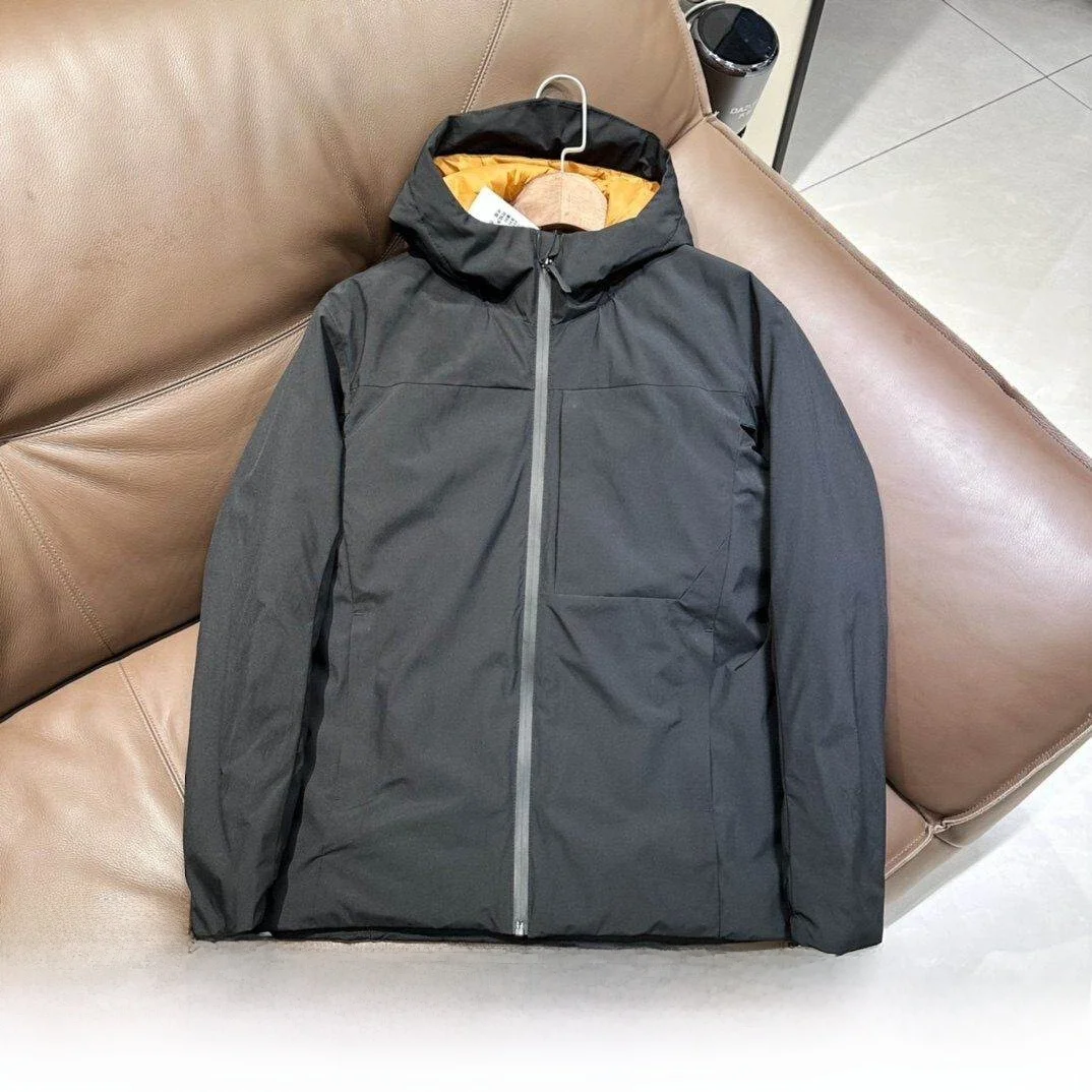 

Outdoor Men's Cotton Jacket Lightweight Design Thickened Autumn Winter Windproof Water-resistant Warm Hooded Standard Fit Casual