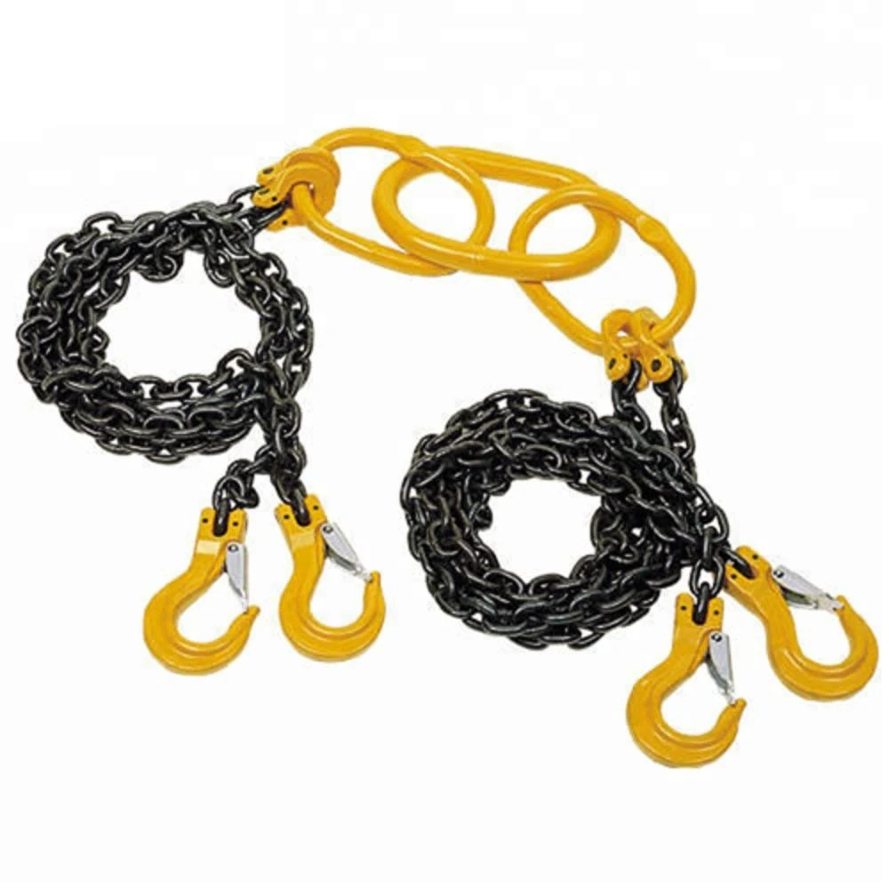 Wholesale Price Safety Crane Hook Chain Sling Drop Forged Locking High Quality Chains Product