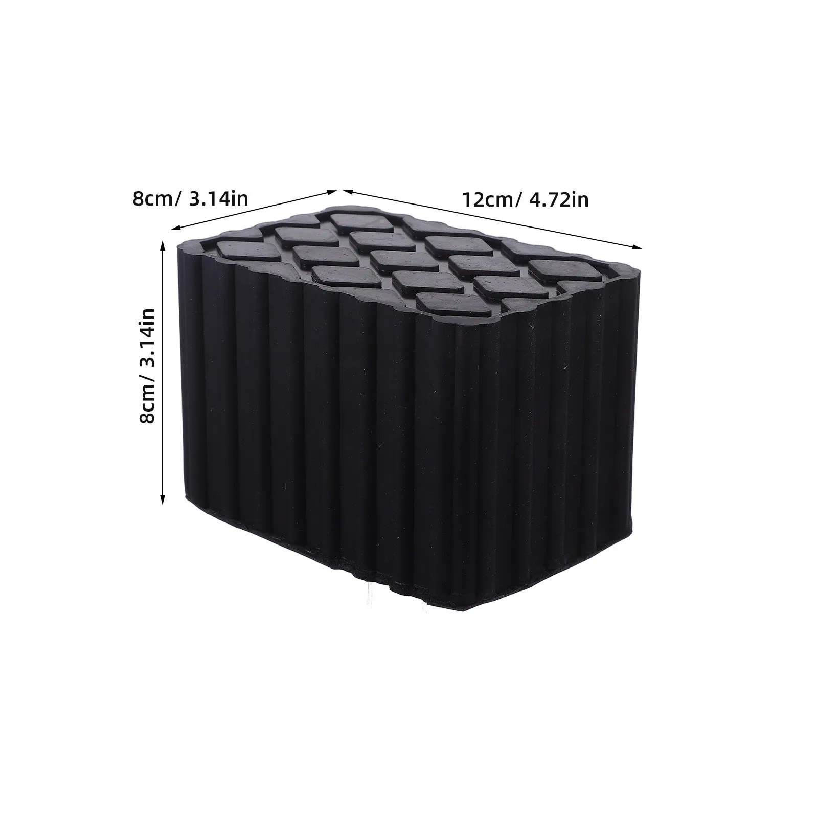 Car Lift Rubber Block Auto Floor Jack .7x3.1x3.1 Heavy Duty Shock Absorber Cushion Anti-Slip Jack Pads for Vehicle Lift