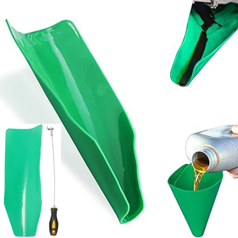 

Гибкий инструмент для слива автомобиля, складная автомобильная воронка, направляющая пластина для масла, мотоцикл, грузовик, авто, моторное масло, бензиновые инструменты для заправки, аксессуары