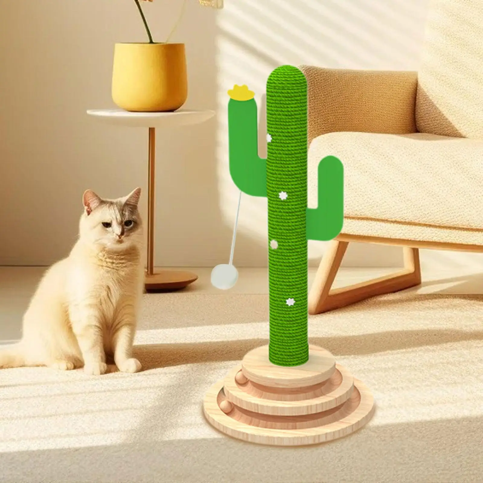 Tiragraffi per gatti Zampe resistenti all'usura Gatti Arrampicata sull'albero Giocattolo interattivo Protezione per mobili per gatti da interno Gattino