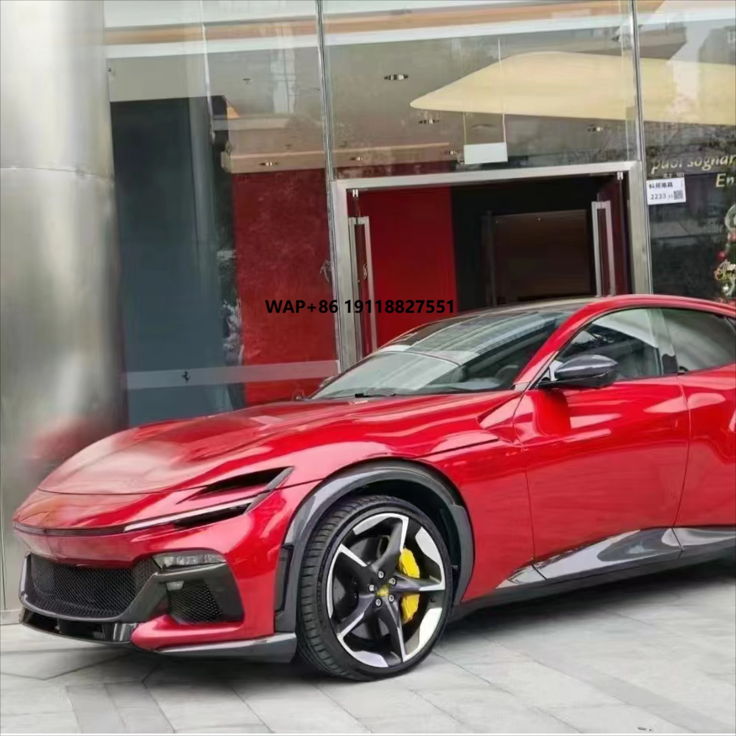 

Aulena OEM Dry Carbon Body Kit Fiber Front Canards Front and Middle Lip Wheel Arches Side Skirts Rear Diffuser