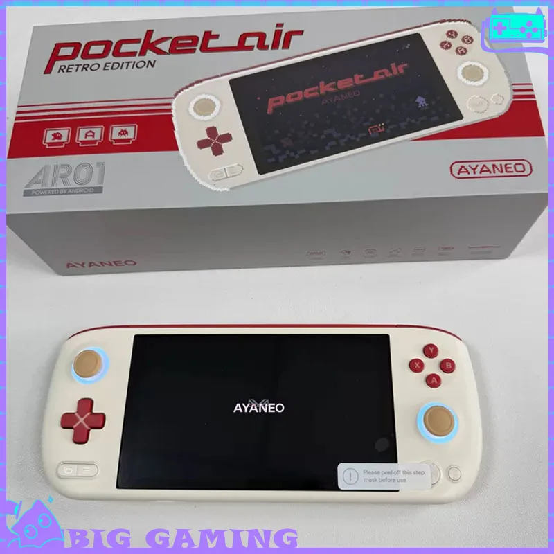 Ayaneo Pocket Air Retro Edition Handheld MTK Dimensity 1200 Android Game Console Hall Joystick 1080p AMOLED Wireless Bluetooth