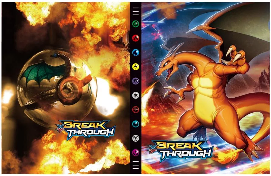 

2025 540 шт., папка для карточек, коллекция Dragonite, папка с обложкой, аниме, защита для карт, тетрадь для покемонов, альбом, подарок