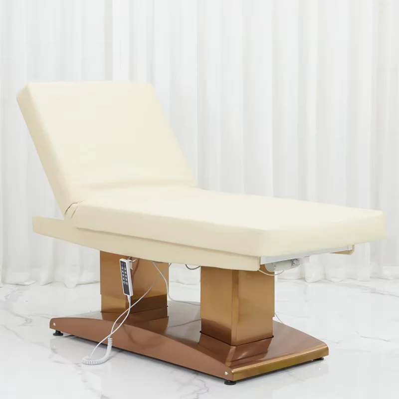 Beauty Salon Pink Lash Bed Treatment Spa Bed Electric Facial Bes Cosmetic Massage Bed With 3/4 Motors