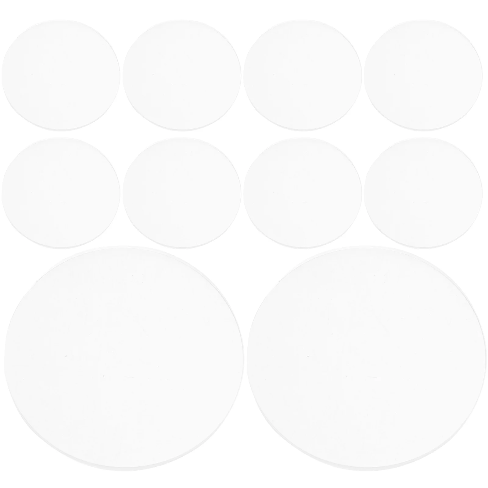 10 Buah Rak Pajangan Kue Gasket Melingkar Rak Makanan Penutup Piring Riser untuk Tempat Pajangan Transparan