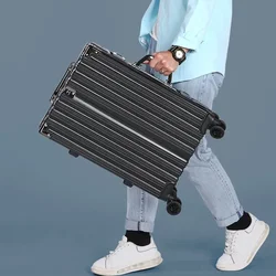 Valise de voyage à roulettes avec cadre en aluminium, bagage à roulettes, bagage à main BLOLock, 20 po, 22 po, 24 po, 26 po