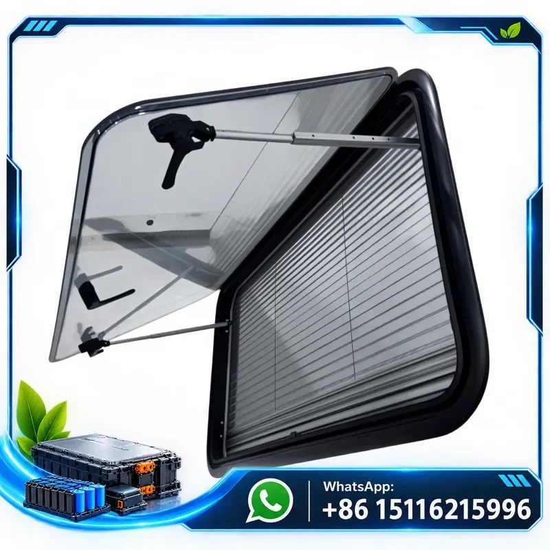 1200*800mm Supplier RV Round Corner Window Aluminum Alloy Frame and Acrylic Glass Customizable Size for Motorhome