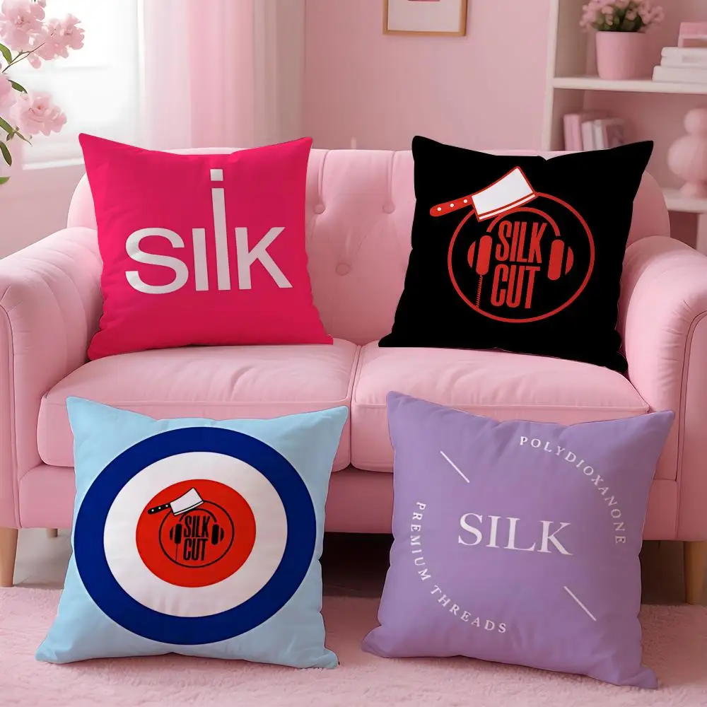 cigarette Silk Cut Cushion Cover Cushion Cover Set 4Pcs 50x50 45x45 40x40 Pillowcase Decorative Sofa Home Decor