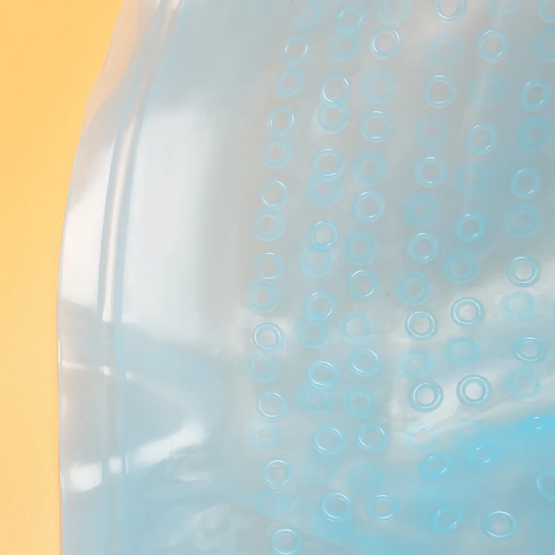 غطاء صقيع لتلوين الشعر قابل لإعادة الاستخدام مع خطاف معدني باللون الأزرق