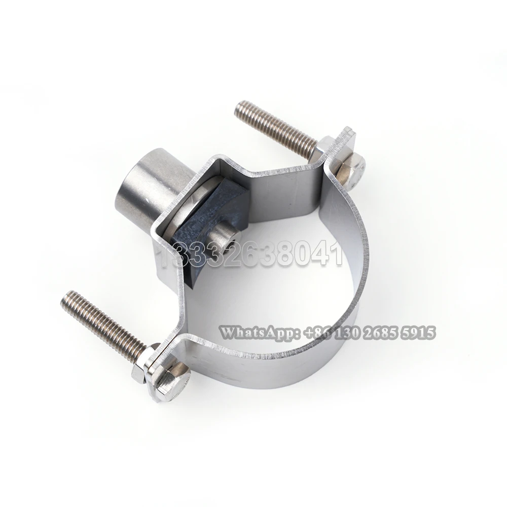 1/4~2 Inch SS Split Eyelet Connector for Fixing Nozzles And Pipes, Adjustable Open Hole Connectors for DN15 20 Pipe