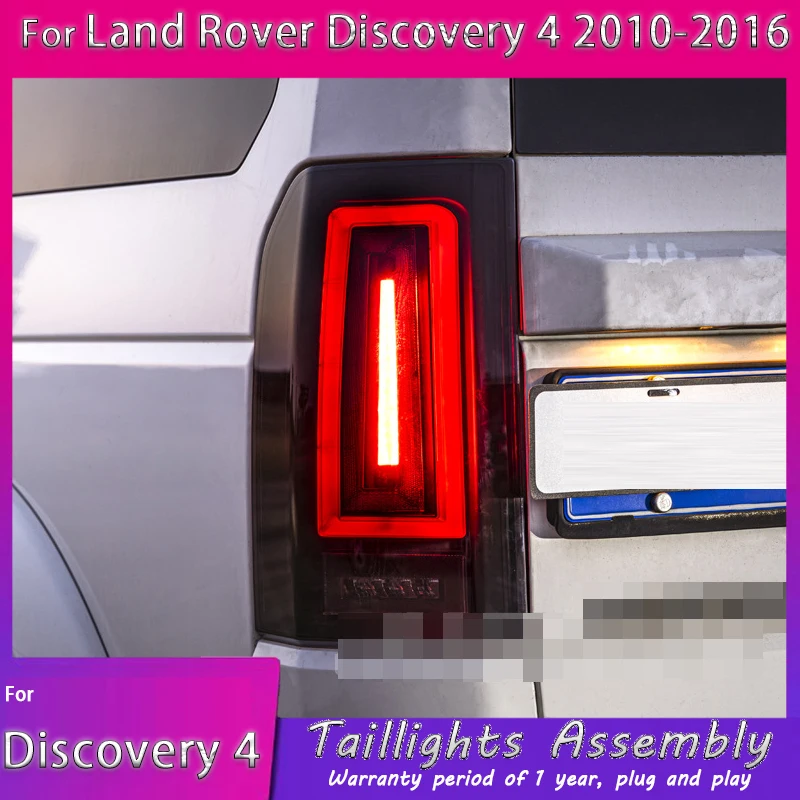 Lanterna Traseira LED para Land Rover Discovery 4 2010 2011 -2016 Sinalizadores de Neblina e Freio Acessórios Automotivos
