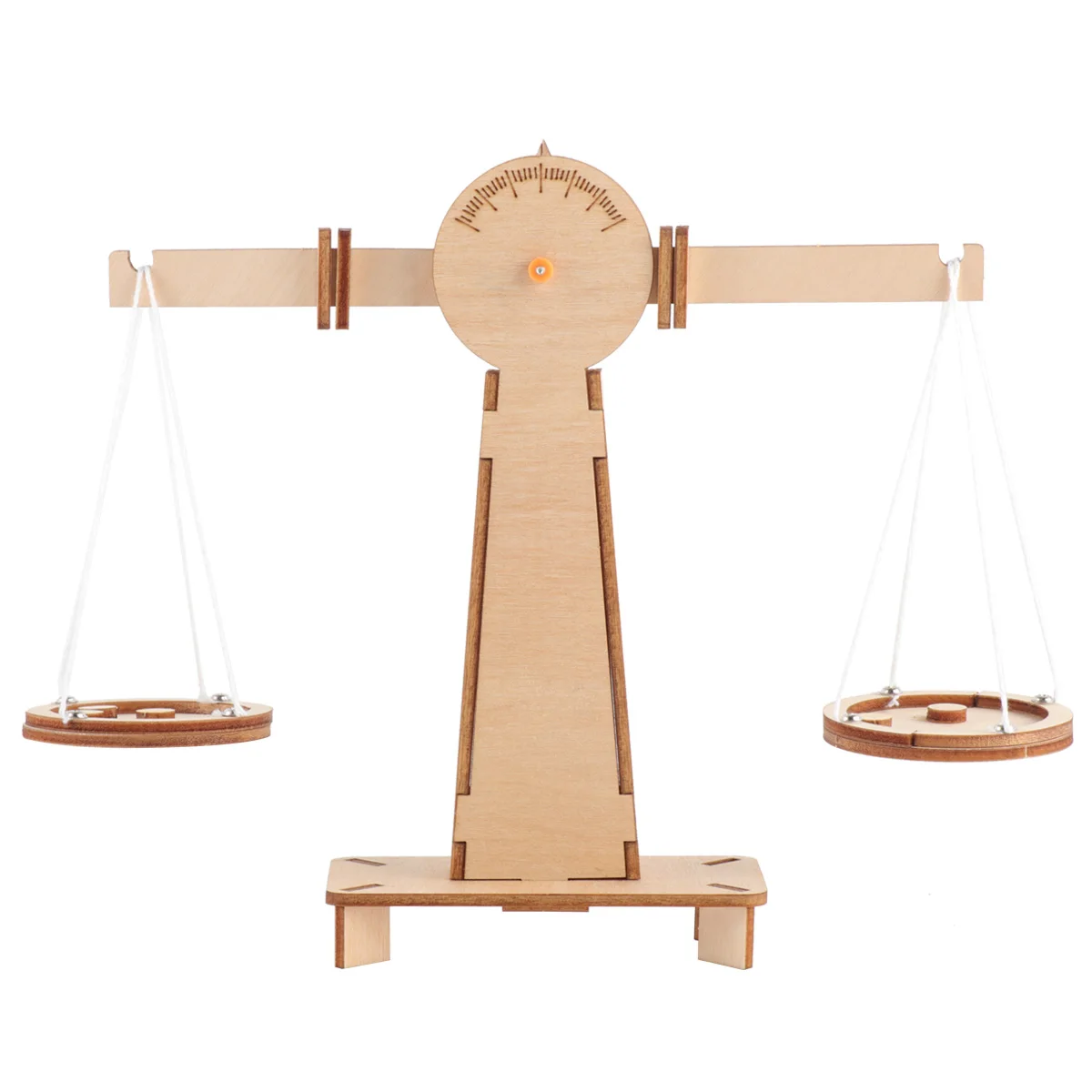 1PC DIY Wooden Balance Scale Educational Weighing Toys For Kids Interactive Learning Supply