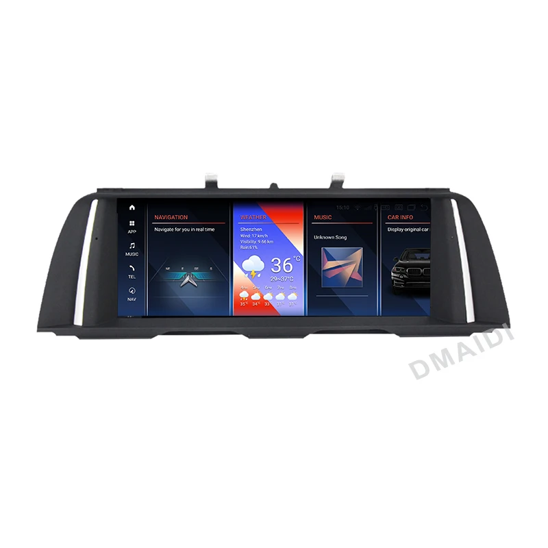 For BMW 5 Series 520i F10 F11 Snapdragon Android 12 8G+256G Car Multimedia Player GPS Navigation 2011-2022 Radio Stereo Video