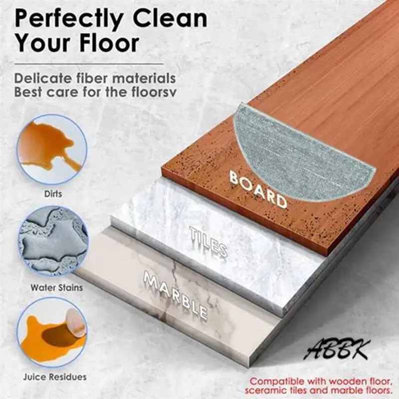 

ABBK-для Lydsto R1 Edge/R1D Edge/Miwhole M9 Lite/Roidmi Eve Rook/Eve Rook S Запчасти для пылесоса Hepa Filter Mop Боковая щетка