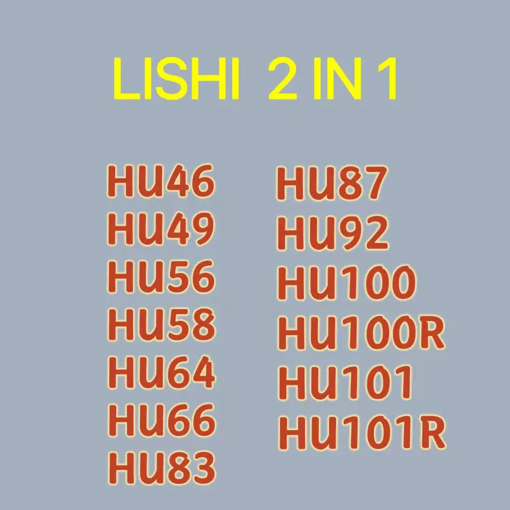 Hot Lishi 2 In 1 2I…