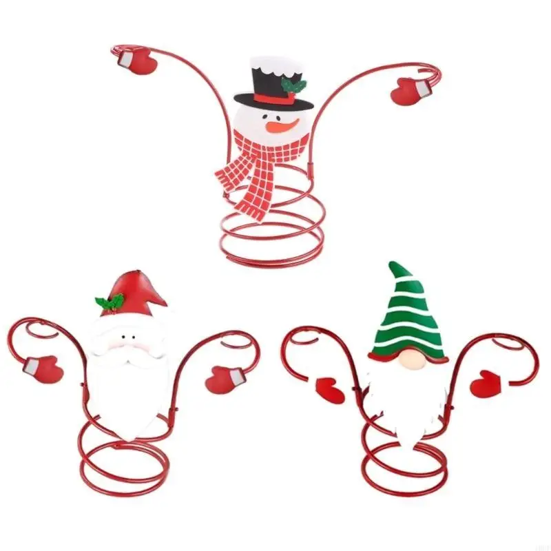 Christmas Wine Bottle Glass Holder Xmas Snowman Santa Holiday Cup Holder Kitchen Storage Rack Dining Room Decor