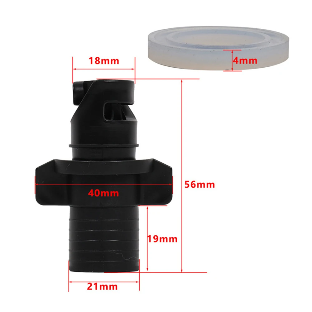 Inflatable Boat Air Valve Adapter Inflation Air Foot Pump Hose Adapter For Assault Boats Inflatable Bed Surfboard Valve Hot Sale