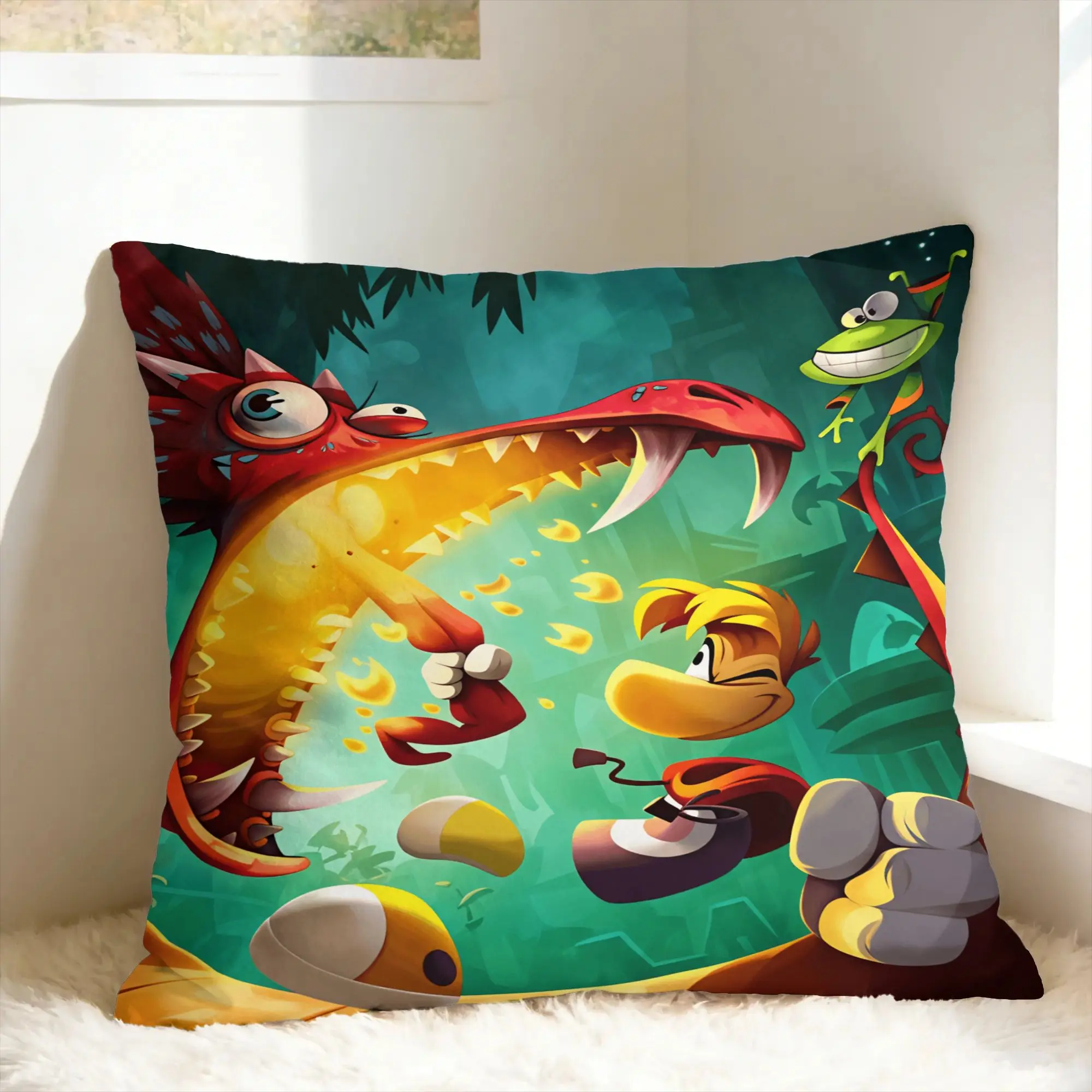 Flying fist attack Raymans Pillow Case  Comfy Pillow Cover For Living Room Sofa Fashion Pillowcases
