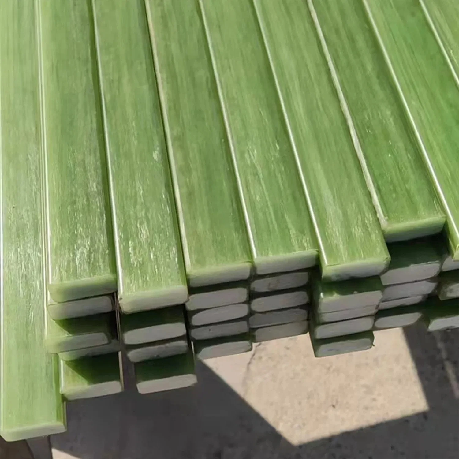 Square Epoxy resin rod bar FR4 epoxy bar High hardness Water-green fiberglass rod Insulating DIY