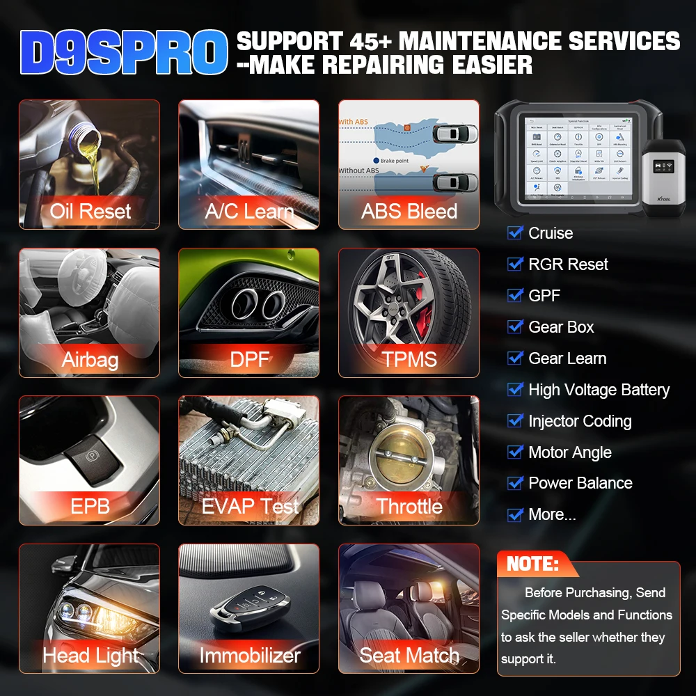 USA Warehouse Xtool D9s Pro Diagnostic Tools Car ECU Scanner Mechanical Diagnostic and Programming Machines 2026 NEW view 6