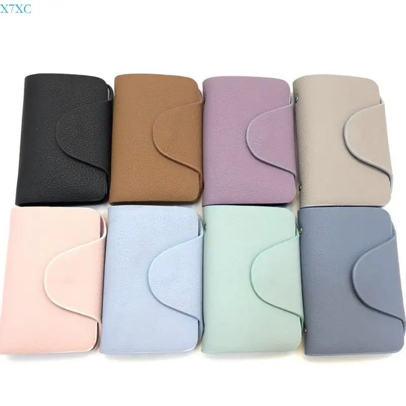 

X7XC Practical Leather Wallet Card Keep Your Cards Safe and Secure for Women and Men