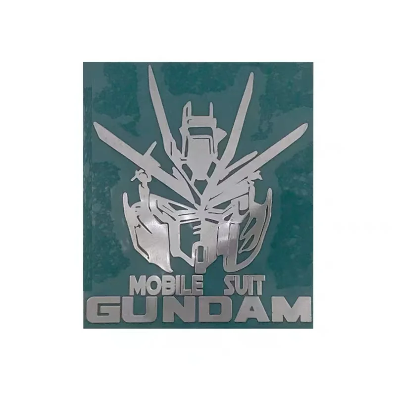 Mobile Suit Gundam Metal Sticker Model Box Decorative Sticker Mobile Phone Computer Decorative Metal Sticker