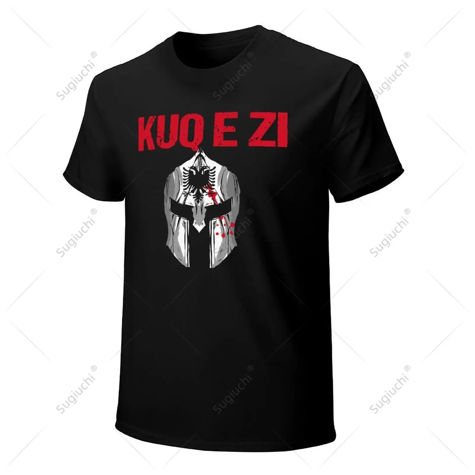 Unisex Men Albania Flag Albanian Kuq E Zi Shqipe Tshirt Tees T Shirts Women Boys 100% Cotton T-Shirt