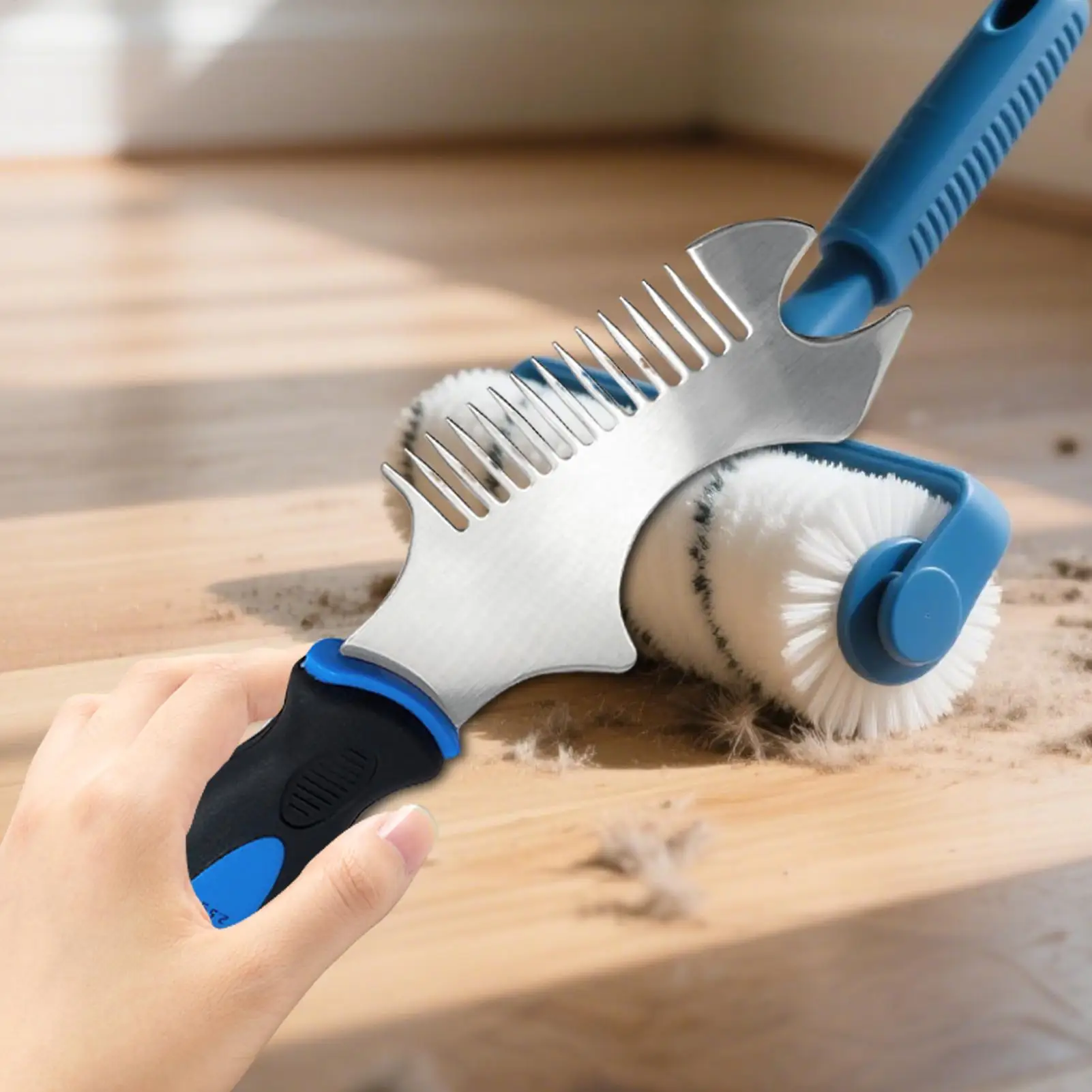

Paint Roller Comb Stainless Steel Paint Brush Cleaning Comb Household Painting Cleaner Supplies For Construction Coating Repair