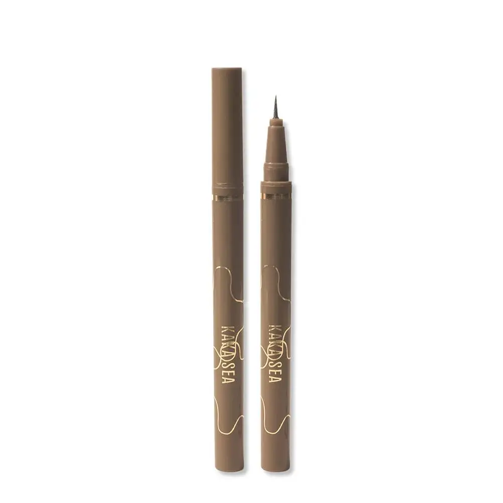 Vrouwen Slanke Eyeliner Ultra-Fijne Zachte Kop Waterdichte Eyeliner Drogen Snelle Wimpers Blijvende Make-Up Lager Lange Cosmetica Oog Z6d7