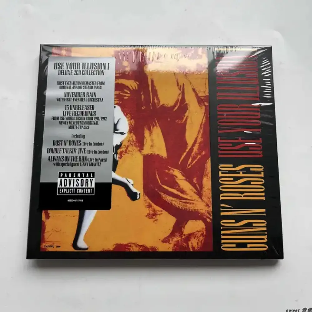 Guns N' Roses Use Your Illusion I Deluxe Edition 2CD Disc | American Hard Rock Audio Record | Epic Rock Anthems Music Disc