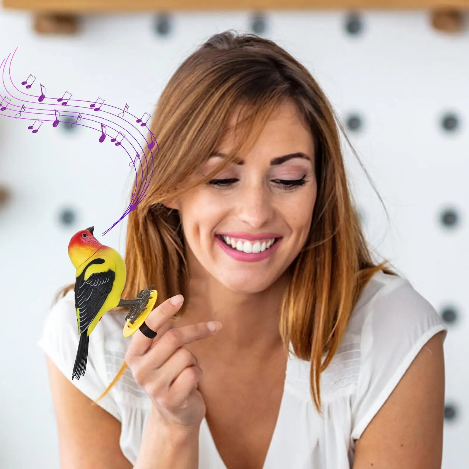 Realistisch vogelspeelgoed Realistisch robotvogelspeelgoed met muziek Leuke elektronische huisdieren voor zoon dochter man opa familiemeisjes