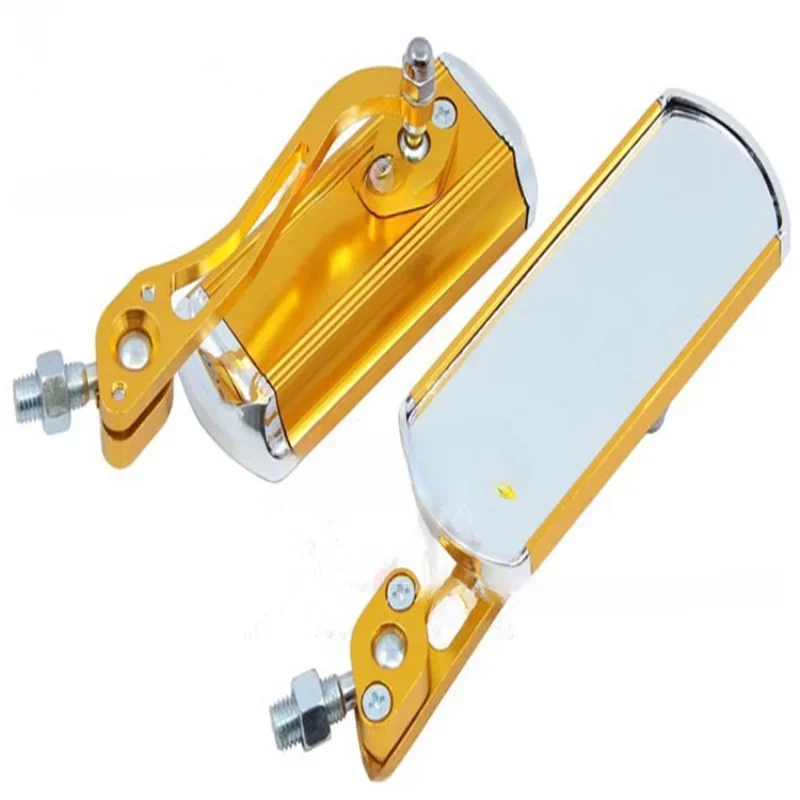 Motor Bicycle Mountain Bike Electric Bike Rearview Mirror Reflector Handle Safety Mirror Reversing Mirror Sturdy Easy To Install