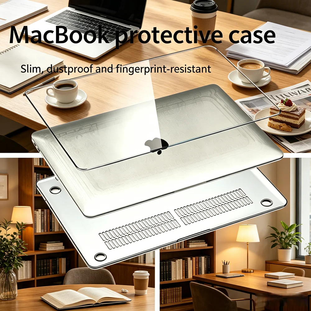 Funda protectora para MacBook Air 13,3, funda para portátil MacBook, para MacBook Air A1369 A1466, 13,3 pulgadas, transparente