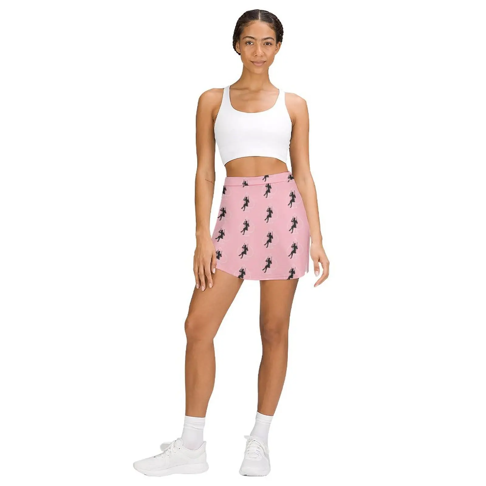 Mini-saia rainha de espadas para mulheres, saia balançando, saia curta sexy, roupas femininas, uniforme escolar, verão