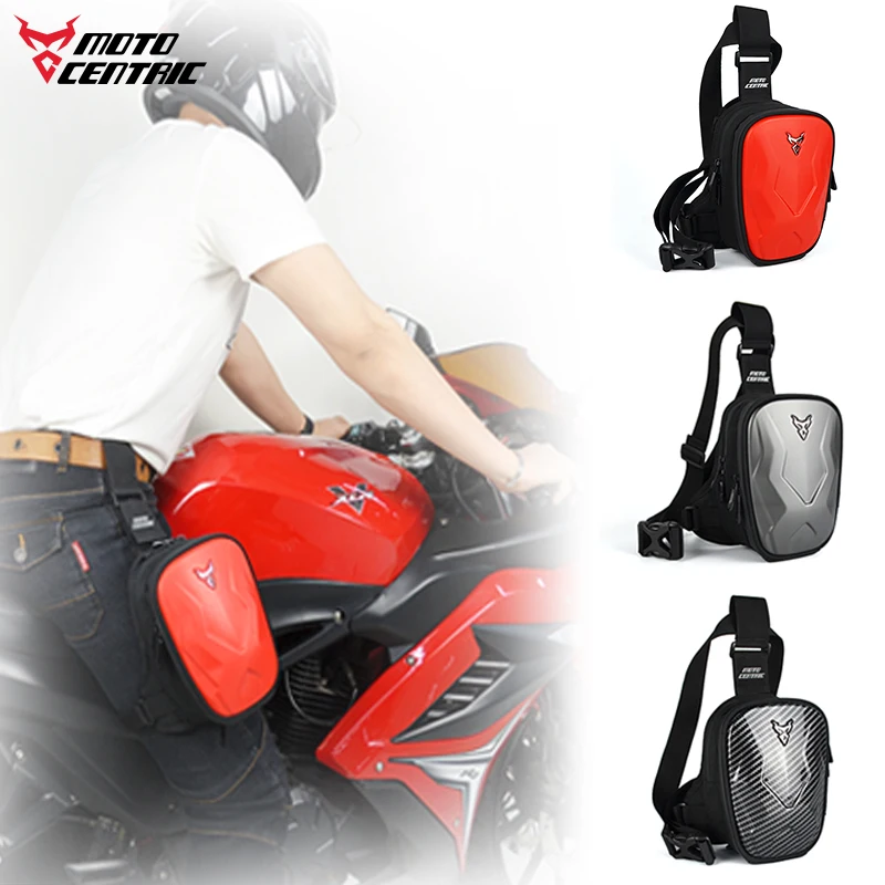 Motocentric Motorcycle High Capacity 37L Rider Backpack Multi-functional Rear Motorcycle Rear Seat Bag Casual Drop Leg Side Bag