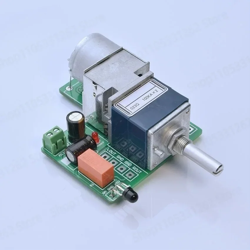 Motorized Remote Volume Control Board for ALPS27 Preamplifier IR Volume Potentiometer Kit DIY Audio Upgraded Accessory