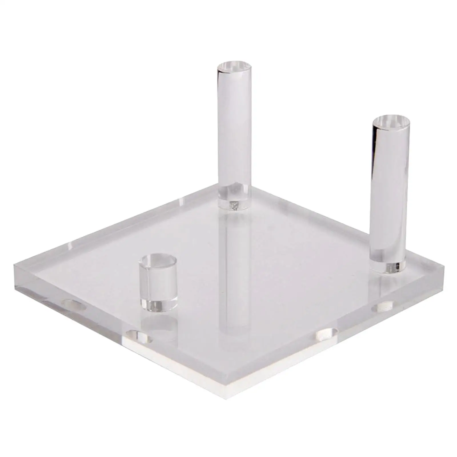 Rock Display Stand Mineral Holder Home Decor Multipurpose Easel Stands Three Peg for Mineral Rock Office Photo Props Desktop