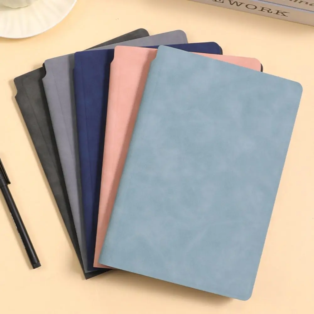 Leather A5 Whiteboard Notebook With Whiteboard Pen Reusable Writing Board With Erasing Cloth Stationery Memo Pad School Office