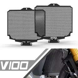 For MOTO-GUZZI V 100 V100 Mandello/S 2023 2024 Motorcycle Radiator Grille Cover Guard Protection Protetor Stelvio 1000 2024-2026