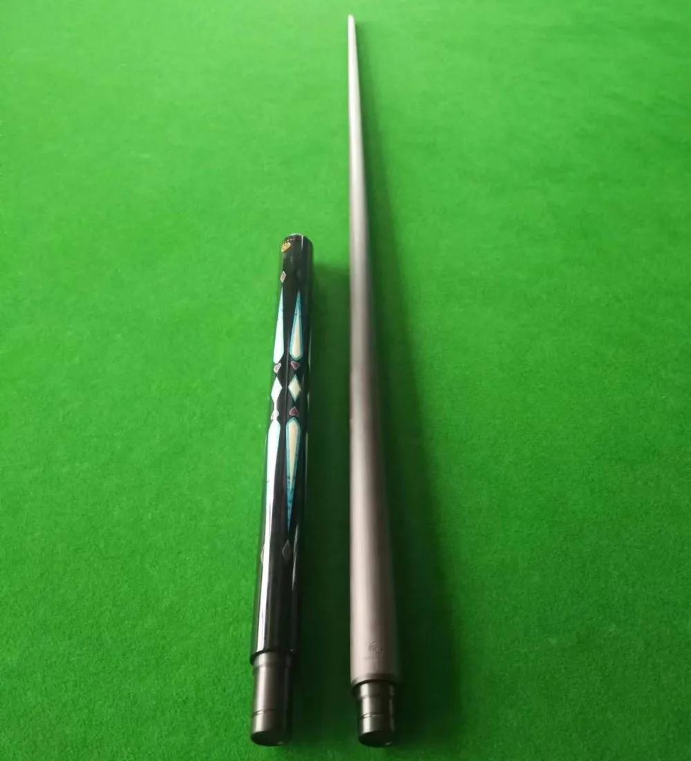 

3/4 Split Carbon Fiber Shaft Snooker Billiard Pool Cue Tip OD 10.5mm Carbon Fiber& Fiberglass Butt 57 Inch 17.6oz