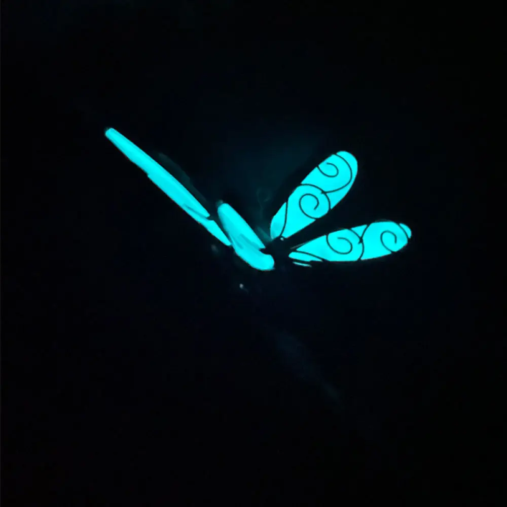Dragonfly Hanging Wind Chime Fluorescent Acrylic Garden Decor Outdoor Yard Ornament Gift For Patio Home Decor