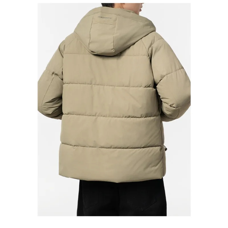 New Men Graphene Quick Heating Cotton Padded Jackets Detachable Cap Cotton Padded Jackets Warm Men's Outerwear Outdoor Overcoats