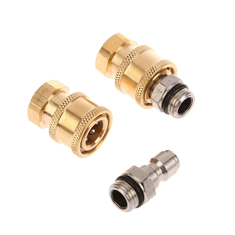 1/4 Inch Quick Connect Socket And Quick Connect With Female M14 For Pressure Washer Water Gun Car Washer Foam Lance Connector