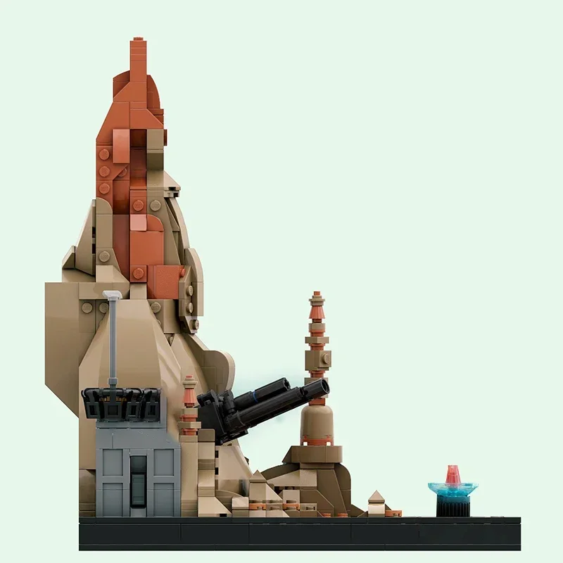 Modelo de películas de estrellas populares, bloques de construcción Moc, tecnología de mapa Base militar, bloques modulares, regalos, juguetes de Navidad, conjuntos DIY de montaje