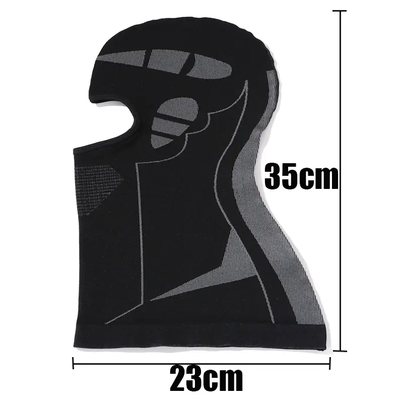 Spring Thermal Balaclava Hats for Women＆men Outdoor Full Face Mask Cold-Proof Cycling Head Neck Cover Helmet Scarf Liner Cap - 6